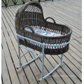 Cuna de mimbre al aire libre muebles Baby Swing